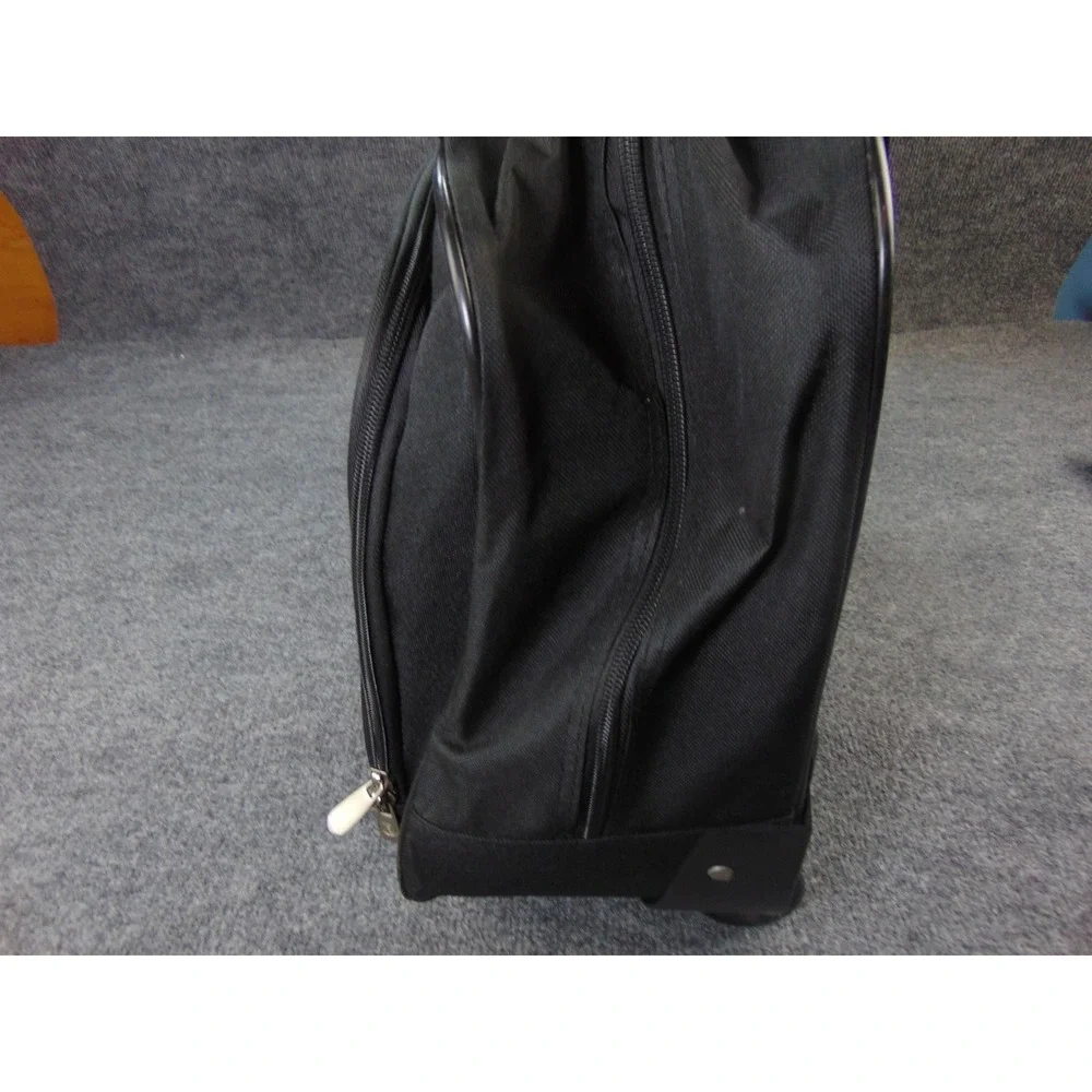 Protege Rolling Underseat Bag Mens Black Solid Travel Carry On Luggage 7117010